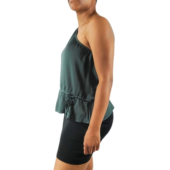 Cloth & Stone Green Evereve One Shoulder Blouse - Picture 3 of 10